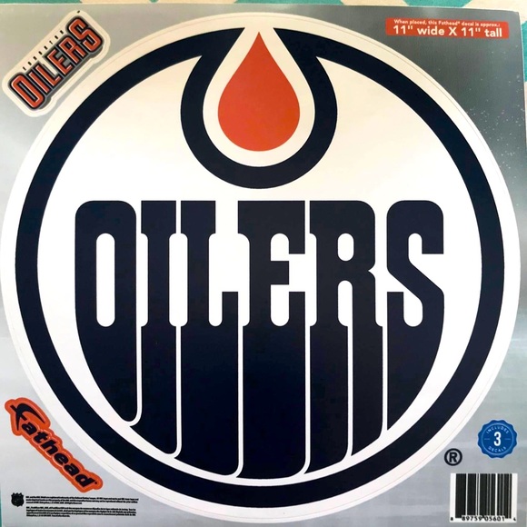 Edmonton Oilers NHL logo Fathead decal - Picture 1 of 1
